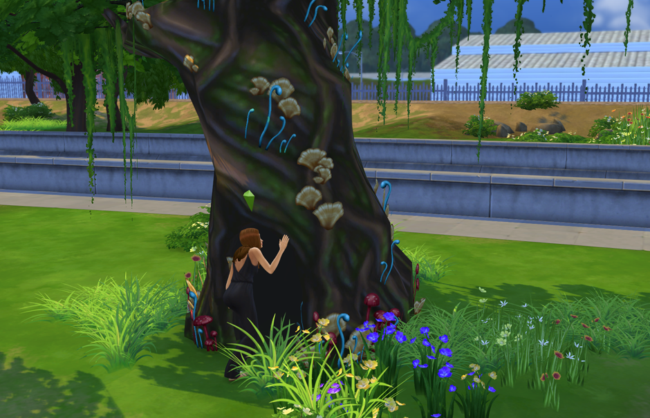 In my Sims world The sims 4 Hidden Location in Willow Creek How to travel to Glade